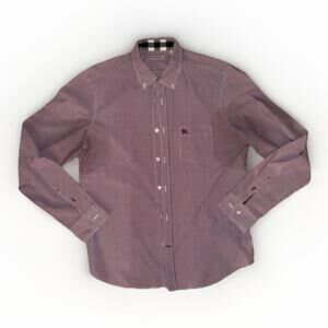 Burberry Button Up Dress Shirt Men’s Size Large